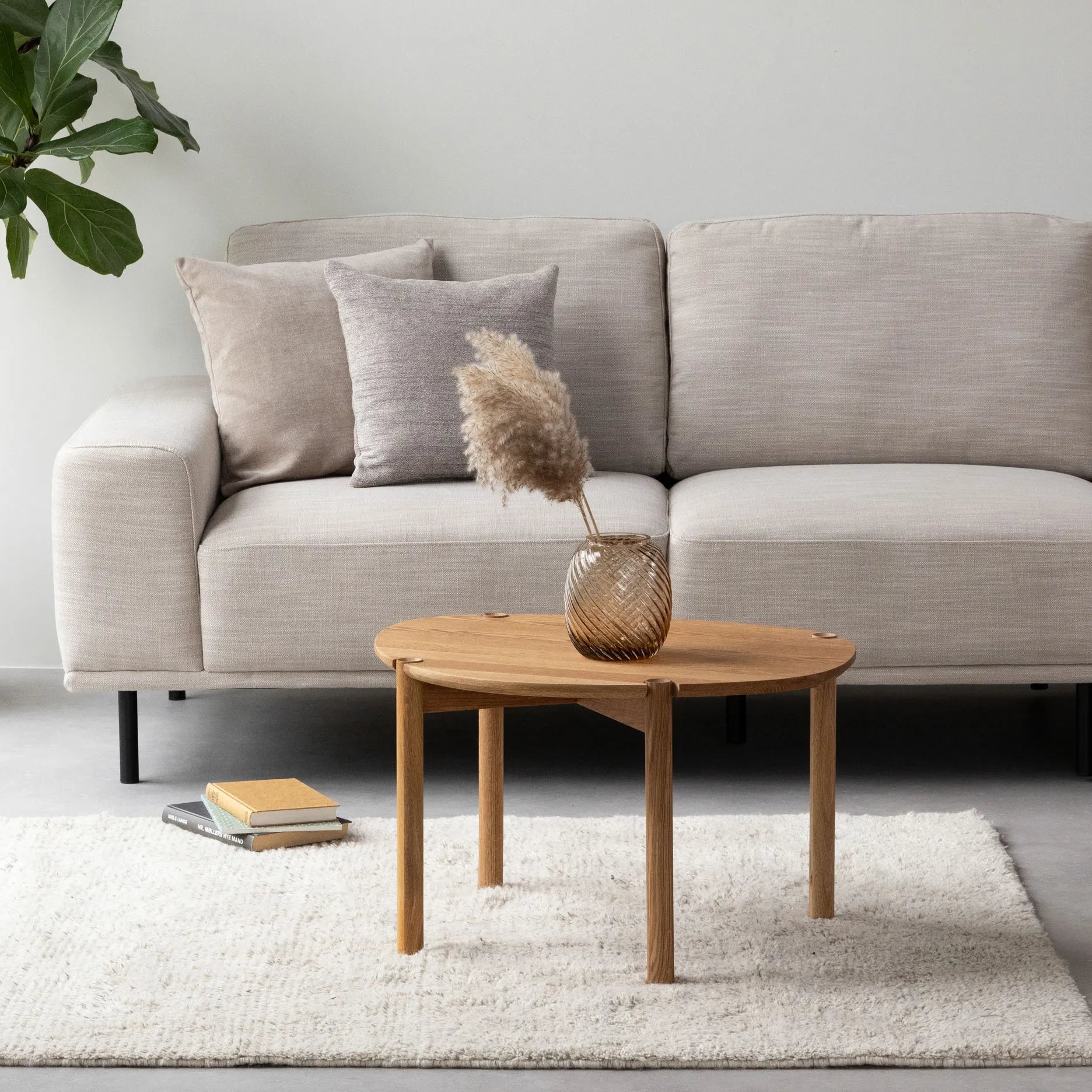 Colo Cross sofabord, FSC certificeret egetræ H40 cm